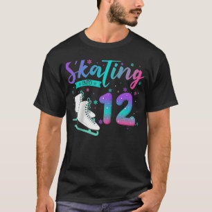 12-jarige ijsschaatsen tot 12e verjaardag Ki T-shirt