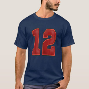 12 Jersey nummer 12 T-shirt