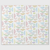 12 juli, cadeaupapier voor cadeautjes (Vlak)