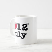 12 juli mijn verjaardag koffiemok (Voorkant links)