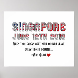 12 juni 2004 Vergadering VS Noord-Korea Poster