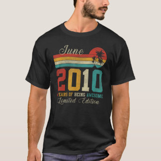 12 juni 2010 12e jaardag oude Vintage 2010 T-shirt