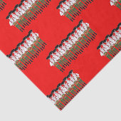 12 kerstdagen 12 Drummers Drummen Tissuepapier (Detail)