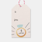 12 kerstdagen cadeaulabel (Achterkant)
