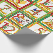 12 kerstdagen cadeaupapier (Hoek)