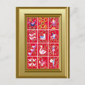 12 kerstdagen feestdagenkaart (Voorkant)