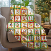 12 kerstdagen fleece deken