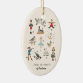 12 kerstdagen keramisch ornament (Rechts)