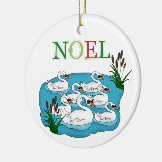12 kerstdagen keramisch ornament (Links)