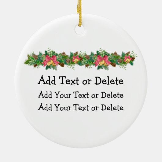 12 kerstdagen keramisch ornament (Achterkant)