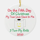 12 kerstdagen keramisch ornament (Voorkant)