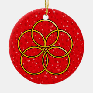 12 kerstdagen keramisch ornament