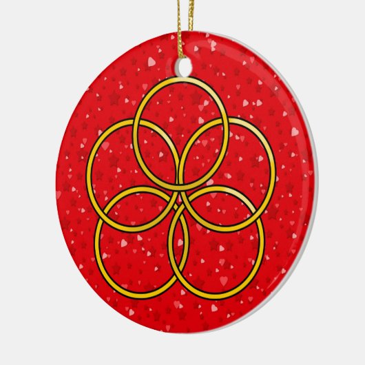 12 kerstdagen keramisch ornament (Links)