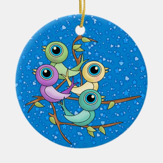 12 kerstdagen keramisch ornament (Voorkant)