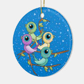 12 kerstdagen keramisch ornament (Links)