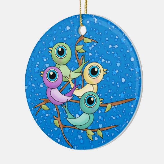 12 kerstdagen keramisch ornament (Links)