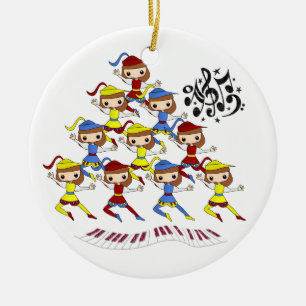 12 kerstdagen keramisch ornament