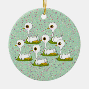 12 kerstdagen keramisch ornament