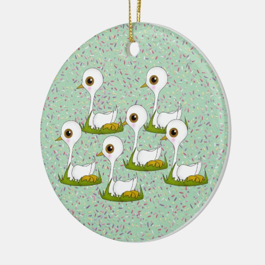 12 kerstdagen keramisch ornament (Links)