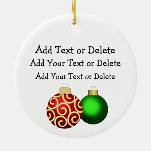 12 kerstdagen keramisch ornament (Achterkant)