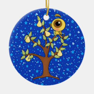 12 kerstdagen keramisch ornament