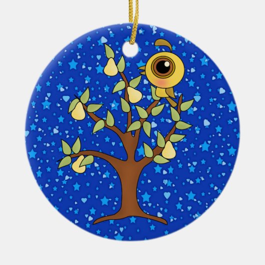 12 kerstdagen keramisch ornament (Voorkant)