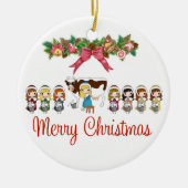 12 kerstdagen keramisch ornament (Voorkant)