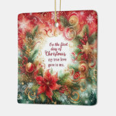 12 kerstdagen keramisch ornament (Links)