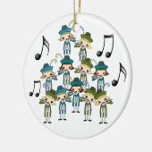 12 kerstdagen keramisch ornament (Links)