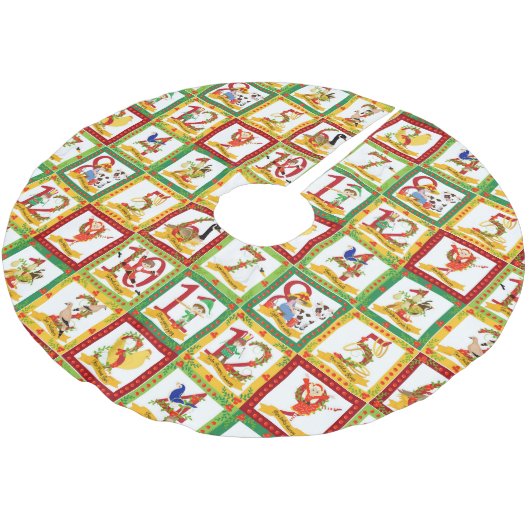 12 kerstdagen kerstboom rok (Gekanteld)