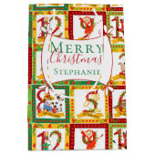 12 kerstdagen medium cadeauzakje (Voorkant)