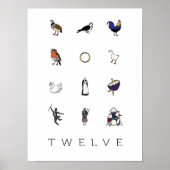 12 kerstdagen poster (Voorkant)