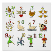 12 kerstdagen poster (Voorkant)