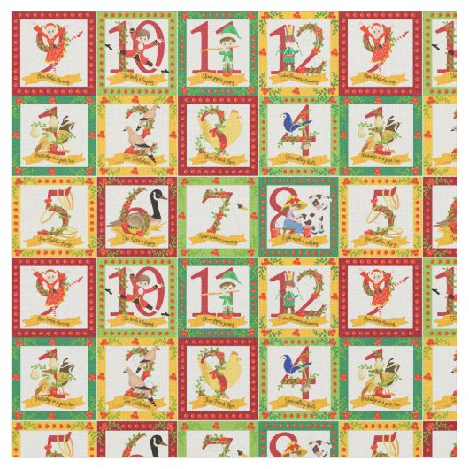 12 kerstdagen stof (Close Up)