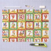 12 kerstdagen tissuepapier (Craft)