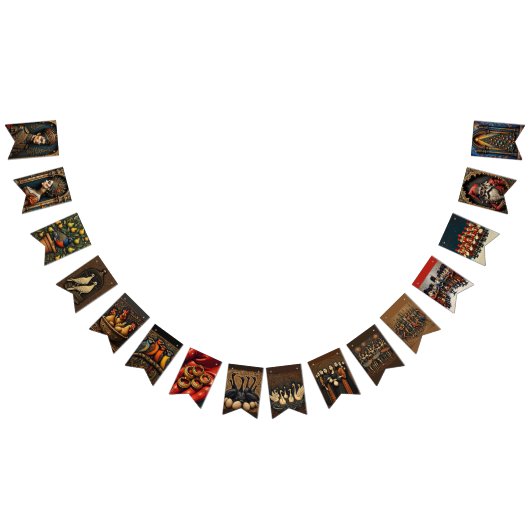 12 kerstdagen vlaggetjes (Alle)