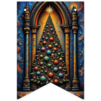 12 kerstdagen vlaggetjes