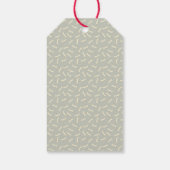12 kerstdagen vol vreugde in feestelijke feestelij cadeaulabel (Achterkant)