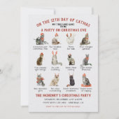 12 kerstfeestdag kaart (Voorkant)