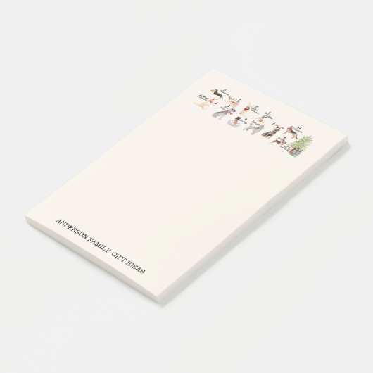 12 Kersthonden in feestdagen Petten Scarves Notes (Schuin)