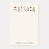 12 Kersthonden in feestdagen Petten Scarves Notes (Voorkant)