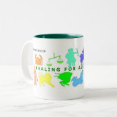 12 kersttekens tweekleurige koffiemok (Voorkant links)