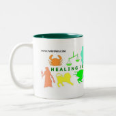 12 kersttekens tweekleurige koffiemok (Links)