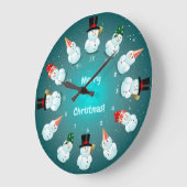 12 Koel Snowmen die Kerstmis vieren Grote Klok (Hoek)