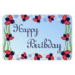 12 ladybugs magneet