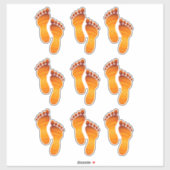 12 - Laxmi Mata voeten Sticker (Vel)