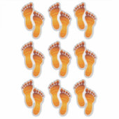 12 - Laxmi Mata voeten Sticker (Voorkant)