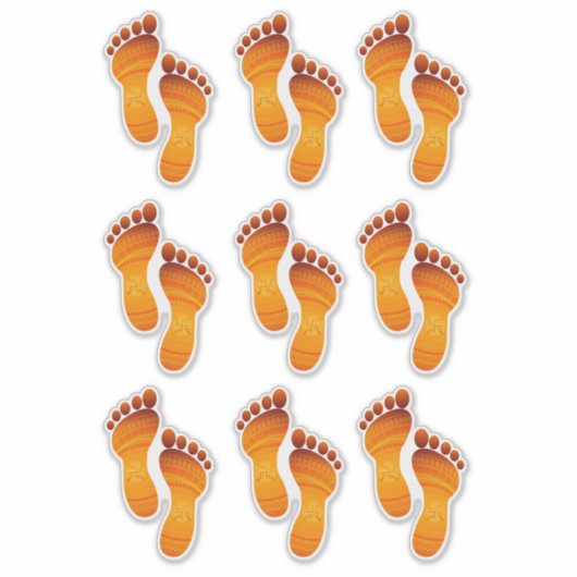12 - Laxmi Mata voeten Sticker (Voorkant)
