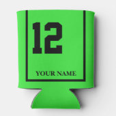 12 lime groen paard zadel deken op maat blikjeskoeler (Achterkant)