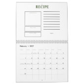 12 Maand 2027 Kalender van Receptkaarten (Feb 2027)